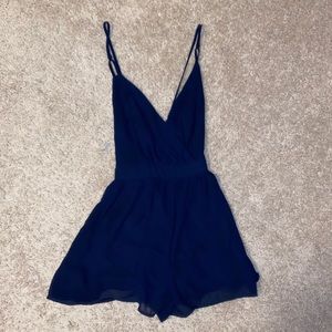 Navy Blue Romper